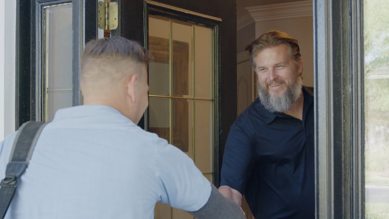 Customer testimonial video thumbnail