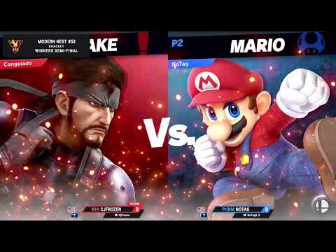 WIN CJFrozen (Snake) vs PHNM NoTag (Mario) - Modern Nest #53 - Winners Semis