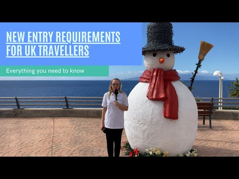 UK Tenerife Entry Requirement Changes December 2021