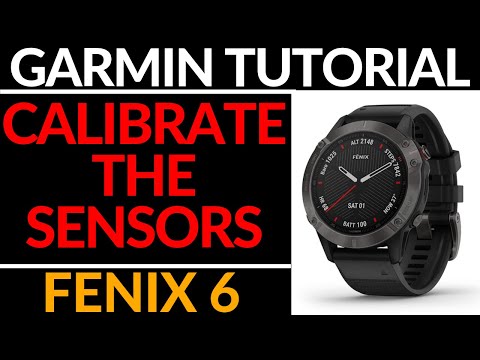 Calibrate the Compass, Altimeter, and Barometer - Garmin Fenix 6 Tutorial