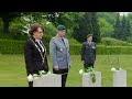 Kranslegging en toespraak burgemeester Brunssum