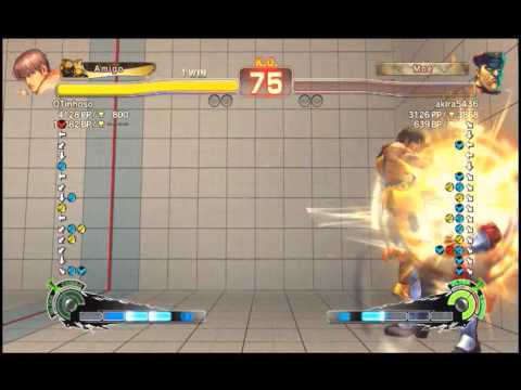 SSF4AE2012 OTinhoso (Guy) vs akira5436 (Dictator) Endless Match