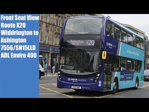 Front Seat View | MAX X20: Widdrington to Ashington - 7553/SN15LLD - ADL Enviro 400