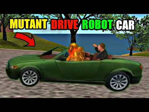 Fire Mutant Drive Green Transformer Car In Vice Town | Rope Hero Vice Town | Kasganj Gamerz