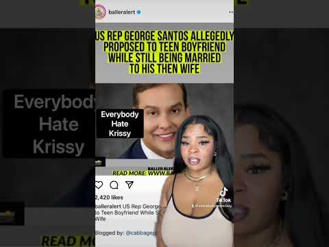 NY REP GEORGE SANTOS TEA #georgesantos #newsanchor  #newschannel￼ #explorepage #kitararivache #news