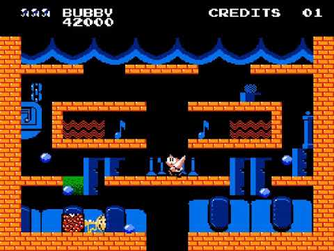 Parasol Stars   Rainbow Islands II Europe mp4 HYPERSPIN NES NINTENDO N E S  NOT MINE VIDEOS