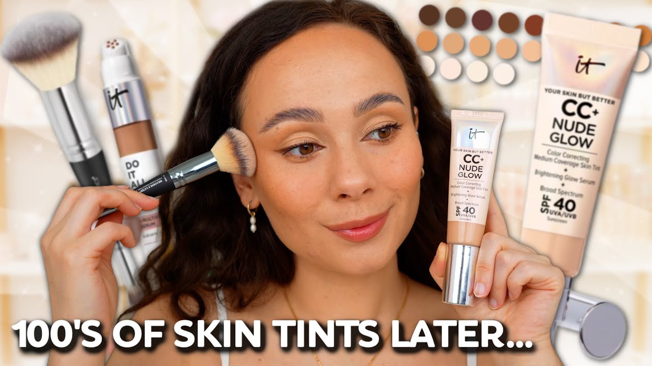 I tried them ALL! There's something about THIS Skin Tint @ITCosmeticsvideo  CC+ Nude Glow Foundation