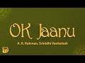 OK Jaanu - A. R. Rahman, Srinidhi Venkatesh (Lyrics)