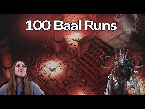 [D2R] SCL 2 - 100 Baal loot drops back to back - loot highlights at the end