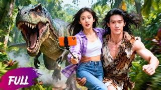Cô gái vô tình lạc về thời tiền sử bị khủng long rượt bất ngờ được trai đẹp 6 múi cứu mang về làm vợ