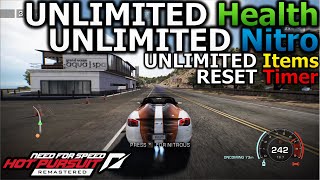 NFS Hot Pursuit Remastered | CHEATS | Unlimited Health, nitro, items and reset timer