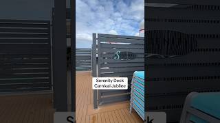 Serenity Deck aboard Carnival Jubilee #cruise #carnival #serenity