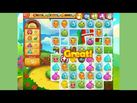 Farm Heroes Saga Level 1349 no Companion 3 Stars 2 Shovels