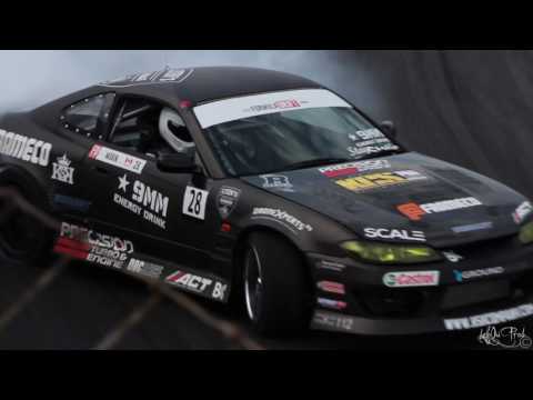 Kevin Morin Leading Silvio Dos Santos - Formula Drift Canada Round 1 2015