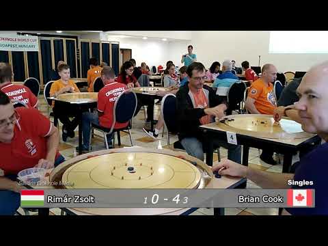 I. Crokinole World Cup, Singles - Rimár vs Cook