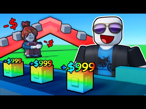 making MAX PROFIT in Roblox RED vs BLUE Tycoon...
