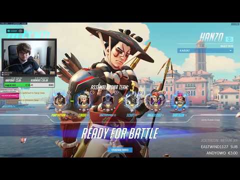 Arrge on Hanzo in mid master
