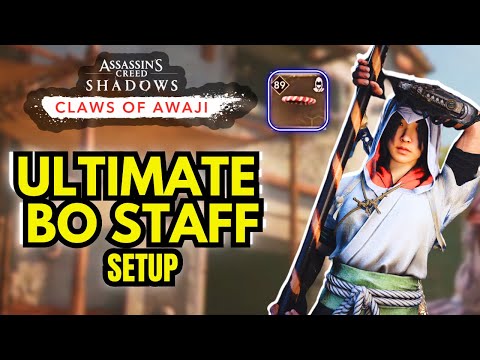 AC Shadows: ULTIMATE BO STAFF Build 🐉 Best Setup & Weapons Explained!
