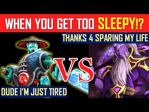 Storm Spirit vs Void Spirit - THIS Happens when you get too SLEEPY? [Dota 2]