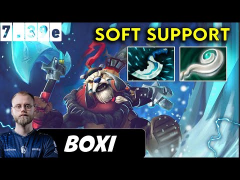 Boxi Tusk Soft Support - Dota 2 Patch 7.39e Pro Player Gameplay