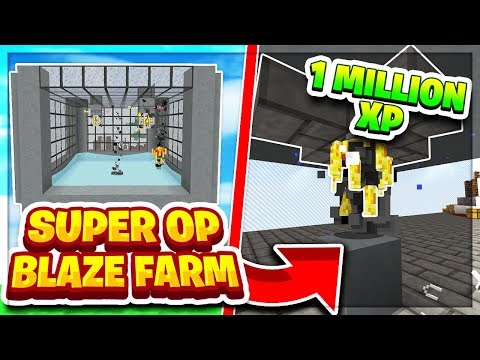 Dazzer - INSANE AUTO BLAZE FARM GIVES 1,000,000 XP AN HOUR!!!! | Minecraft Skyblock | Verix | Fire [18]