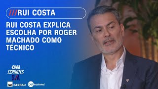 Vídeo: Rui Costa explica escolha por Roger Machado no São Paulo: “Altíssimo nível”