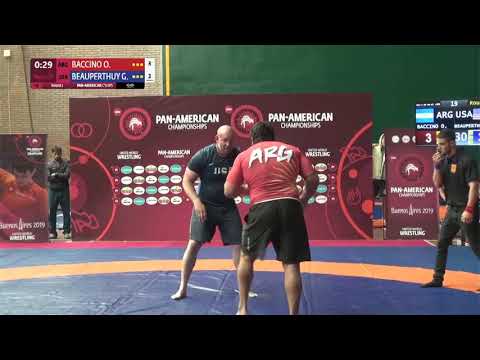 Round 2 Men's GP No-Gi - +100 kg: O. BACCINO (ARG) v. G. BEAUPERTHUY (USA)