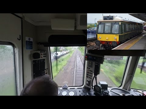 Class 121 Drivers eye view Aylesbury to Princes Risborough