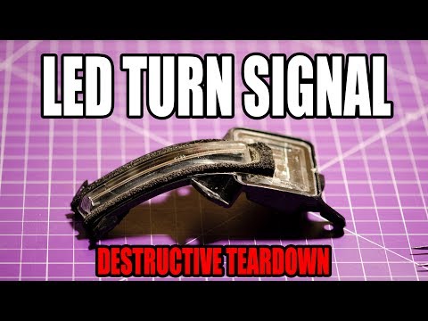Inside an LED Turn Signal! (destructive teardown)