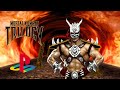 Mortal Kombat Trilogy Playstation Shao Khan Playthrough HD RetroGameUp