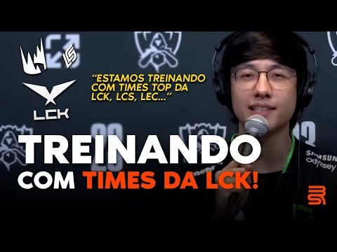 🚨 A LOUD TÁ TREINANDO CONTRA TIME DA LCK! - ENTREVISTA TINOWNS
