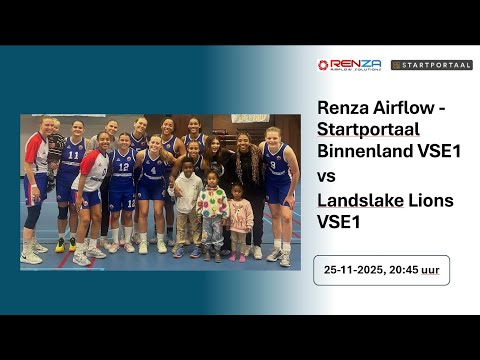 Renza Airflow - Startportaal Binnenland VSE1 vs Landslake Lions VSE1