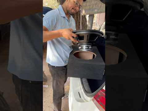 Blaupunkt subwoofer installation in Sonu car #shortsfeed