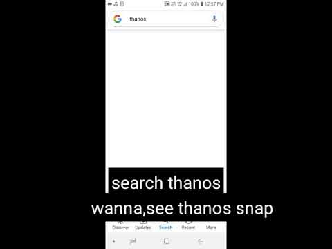 Thanos snap