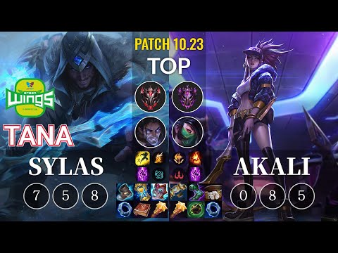 JAG TaNa Sylas vs Akali Top - KR Patch 10.23