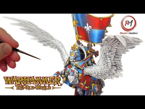 Old World in a New Style | Painting a Bretonnian Standard Bearer on Royal Pegasus | Warhammer