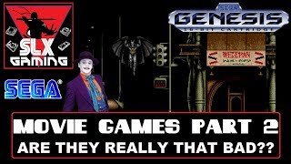 Sega Genesis & Mega Drive Movie Games Part 2
