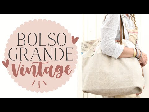 Bolso Grande Vintage - Fácil, Sencillo & Rápido - Tiempo Estimado: 2 Horas o Menos!