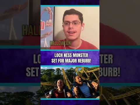 Loch Ness Monster MAJOR Refurbishment!  #shorts #themepark #rollercoaster