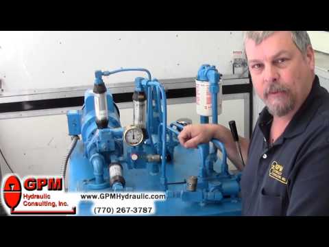 Setting the Pump Compensator and System Relief Valve