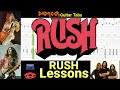 Lessons - RUSH - Guitar + Bass TABS Lesson