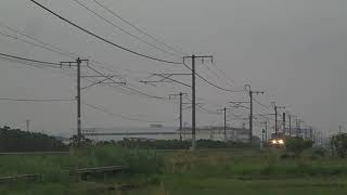 221系幡生入場 回9345M 庭瀬〜中庄にて 西の方これから頑張ってください221系幡生入場 回9345M 庭瀬〜中庄間にて