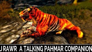 Skyrim Special Edition: ▶️J'Rawr: A Talking Pahmar Companion◀️ Mini Mod Showcase