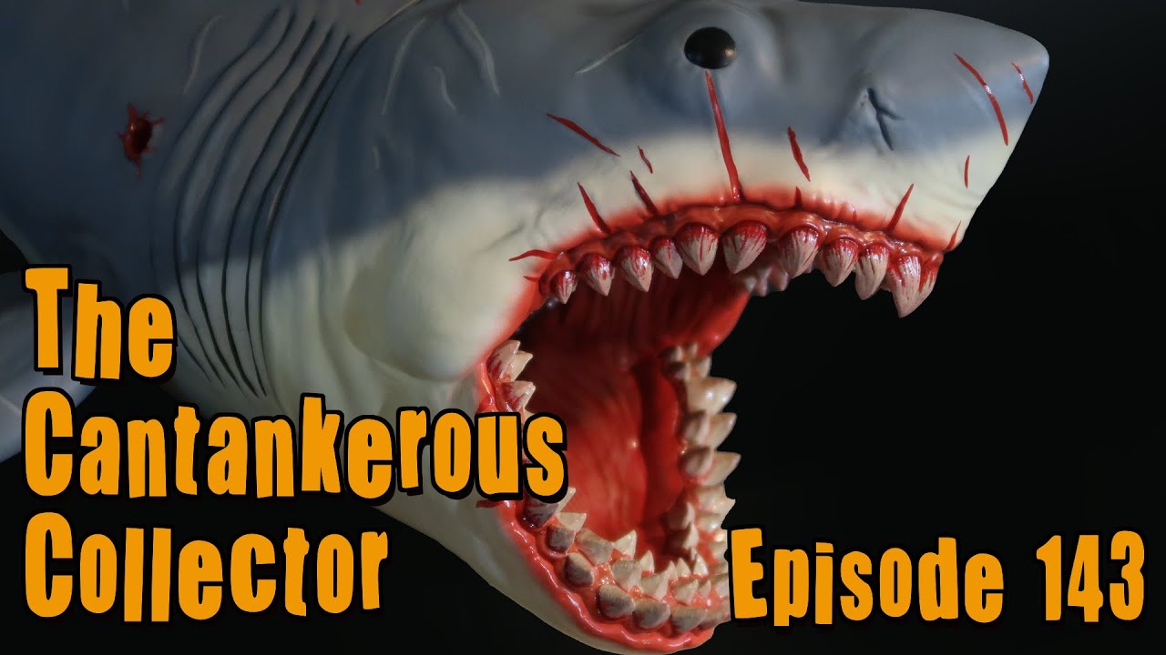 Epsiode 143: JAWS & JAWS 2 Movie Vinyl Art Statue by MONDO Unboxing Review BRUCE GREAT WHITE SHARK