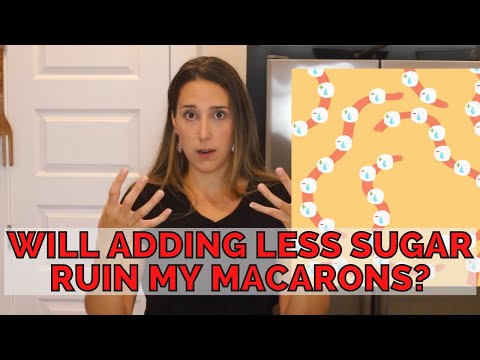 Sugar Role in Macarons - Can I add less sugar to macarons?