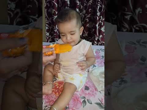 baby's reaction 😂#youtubeshorts #youtube #icecream #cutebaby #viralvideo #viral #babyreaction