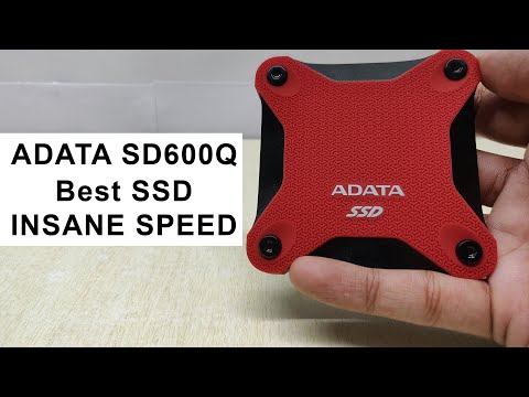 ADATA SD600Q UNBOXING, REVIEW and SPEED TEST | Best external ssd