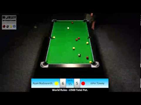 MoneyMatch: Ryan Bodsworth v John Towey - English 8 Ball, World Rules.