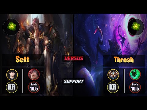 Life SETT (Support) [Aftershock] VS THRESH - Challenger KR Patch 10.5