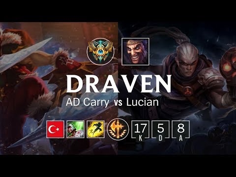 Draven ADC vs Lucian - TR Challenger Patch 8.21